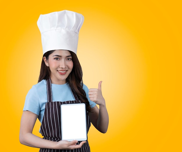 Chef femminile asiatico