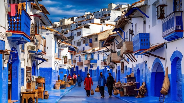 Chefchaouen in marocco