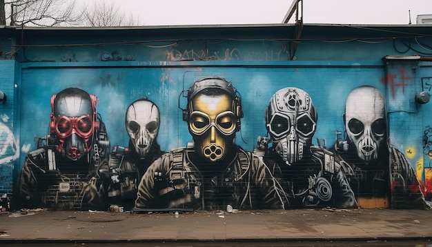 Chernobyl serie TV arte di strada Camden Town Londra