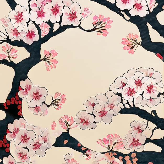 Cherry blossom illustrazione