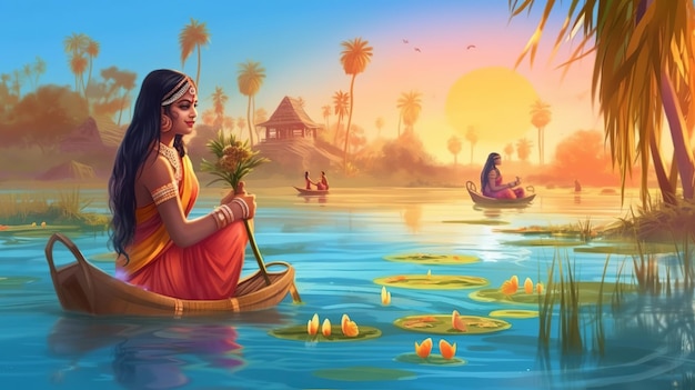 Chhath puja Ai generativi