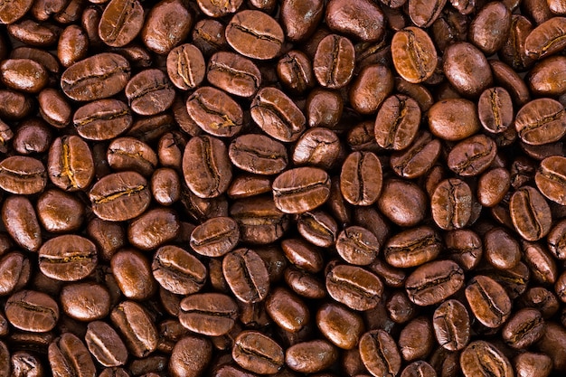 Chicchi di caffè tostato