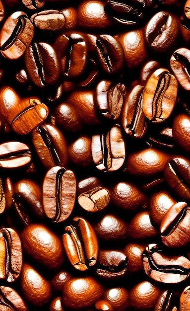 chicco di caffè bevanda al caffè sfondo JPG da AI generativa, AI generato