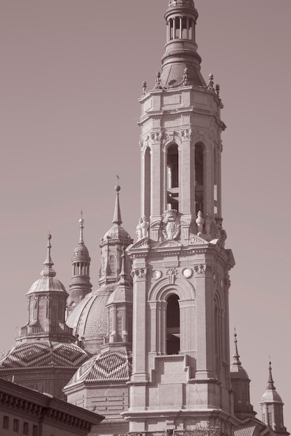 Chiesa Cattedrale della Basilica del Pilar a Saragozza, Spagna
