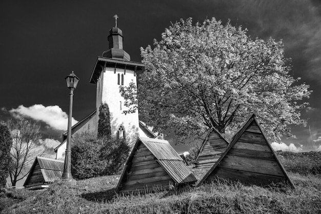 Chiesa dei Templari nel villaggio Martincek Slovacchia