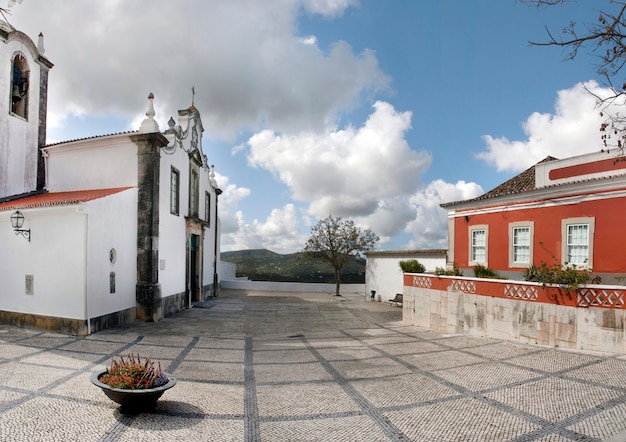 Chiesa del villaggio della cittadina, Sao Bras de Alportel in Portogallo.