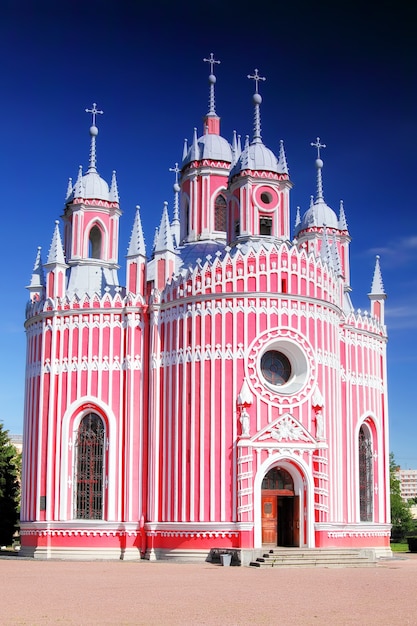 Chiesa della nascita di Giovanni Battista (Chesmen). Saint-Petersburg.Russia