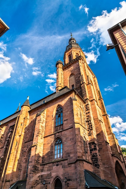 Chiesa dello spirito santo a heidelberg badenwurttemberg germania