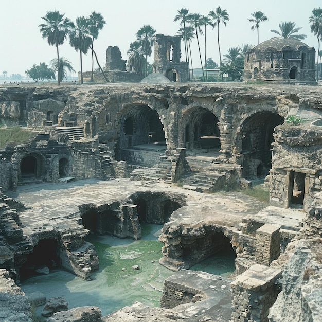 Chiesa di Capernaum Mare di Galilea Ruine di una chiesa bizantina ritenuta un sito storico