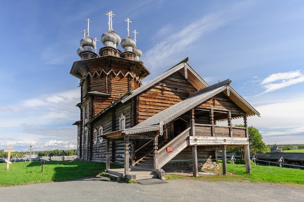 Chiesa di legno a Kizhi, in Russia