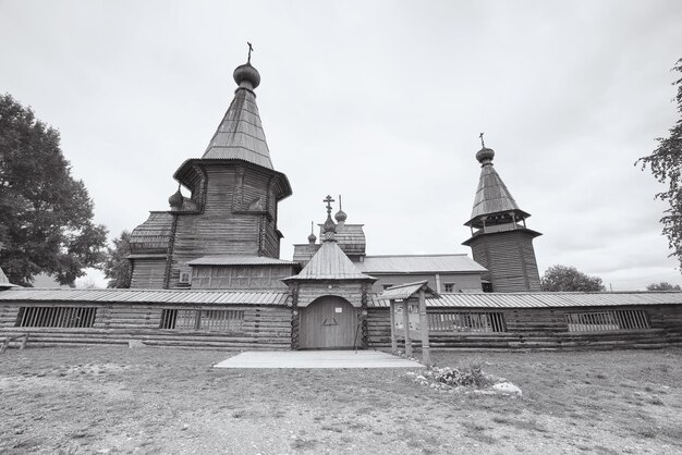 chiesa di legno russo nord architettura religione ortodossia