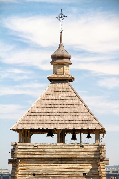 Chiesa di legno sull'isola Hortitsa