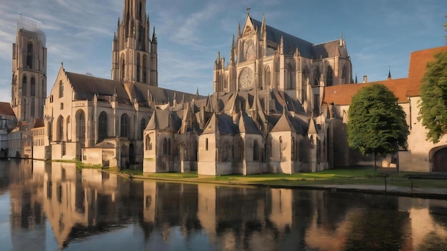 Chiesa di Nostra Signora Bruges Bourges Cattedrale Chiesa di Cristo Cattedra di Santiago de Compostela