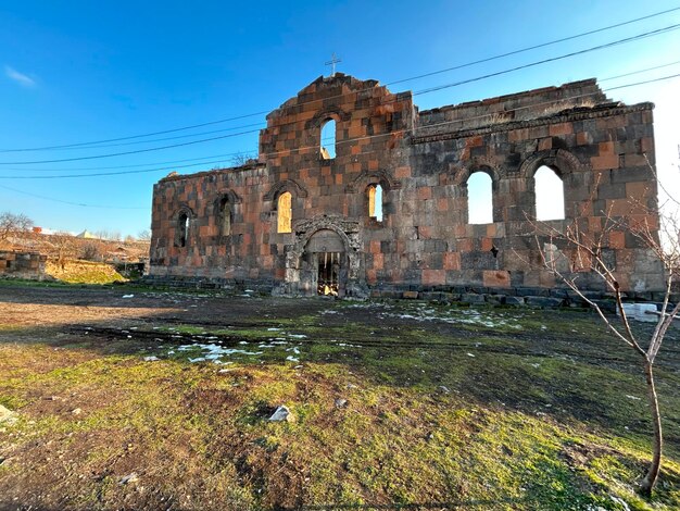 Chiesa di Ptghnavank o Ptghni situata nel villaggio di Pt Ghni nella provincia di Kotayk in Armenia