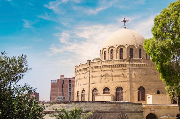 Chiesa di San Giorgio nel quartiere copto Cairo del Cairo Vecchio, Egitto