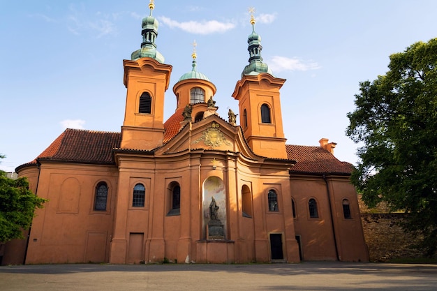 Chiesa di San Lorenzo da Dientzenhofer Praga Repubblica Ceca