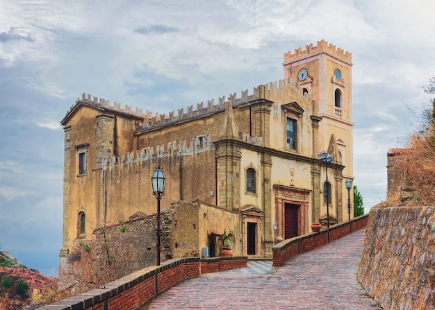 Chiesa di San Michele a Savoca villaggio siciliano, Sicilia, Italia