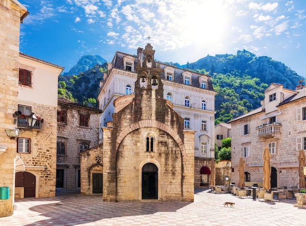 Chiesa di San Michele nella città vecchia di Kotor Montenegro