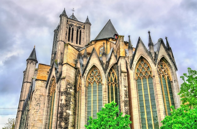 Chiesa di San Nicola, uno dei punti di riferimento più importanti di Gand, Belgio