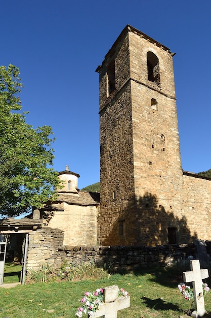 Chiesa di Santa Eulalia, Buesa, provincia di Huesca, Aragona, Spagna