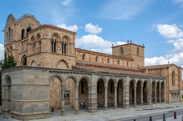 Chiesa romana di San Vincenzo nella città di Avila in Spagna