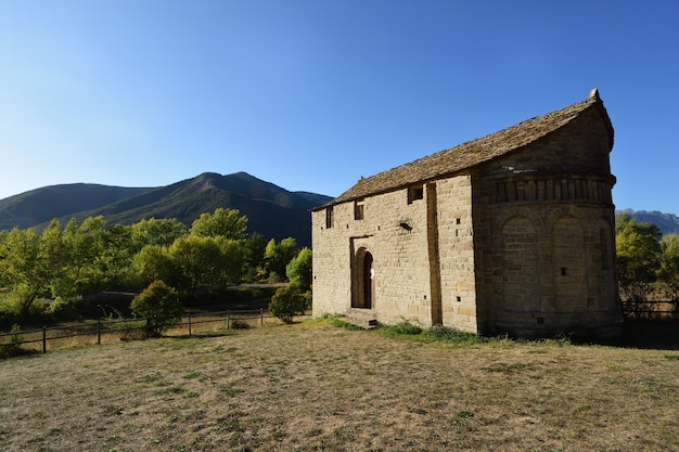 Chiesa romanica e mozarabica di San Juan de Busa percorso delle chiese romaniche del Serrablo provincia di Huesca Aragona Spagna