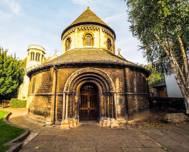 Chiesa rotonda HDR a Cambridge