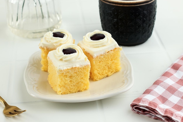 Chiffon cake al formaggio