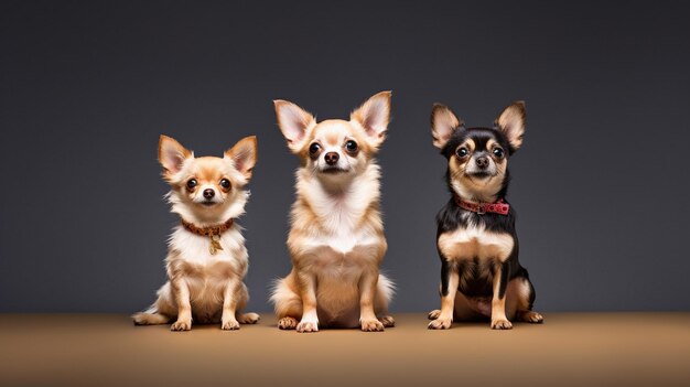 Chihuahua in studio