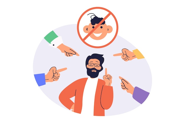 Childfree by choice concetto web con personaggi di cartoni animati piatti per il design del sito web