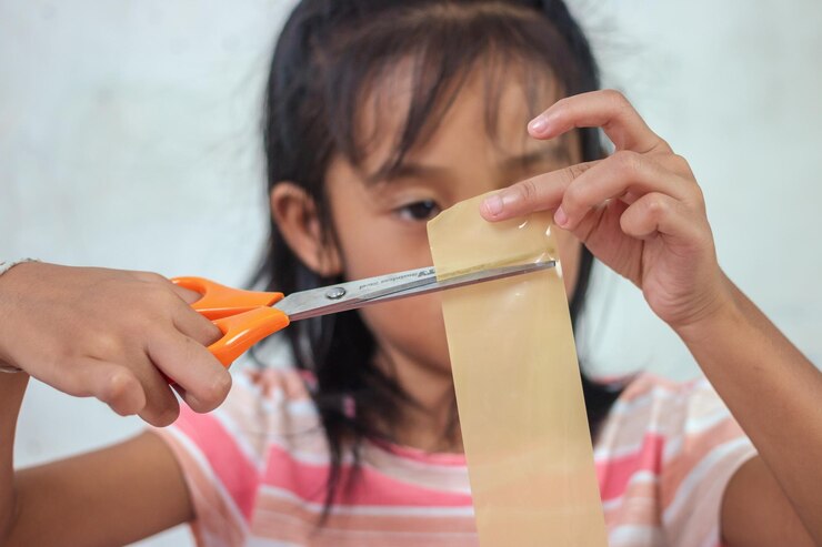 Children and homemade gifts to surprise mom