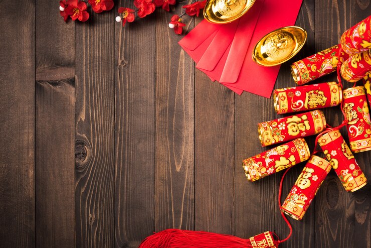 Photo chinese new year festival decorations celebration