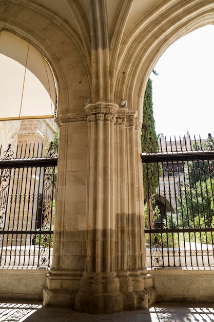 Chiostro della Cattedrale di Toledo in Spagna