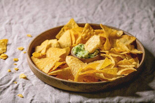 Chip di tortilla nachos