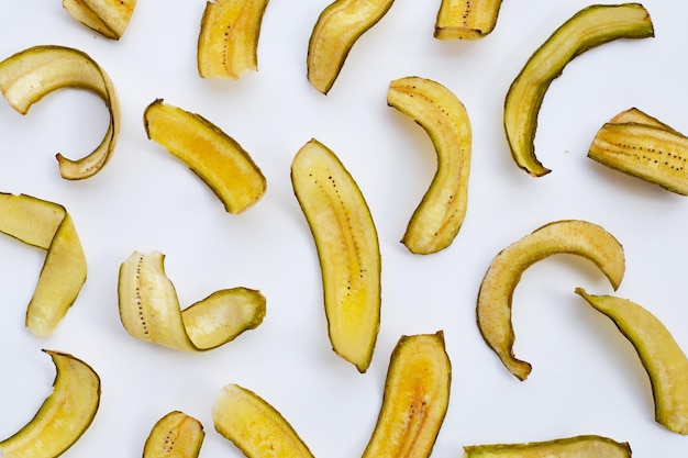 Chips di banana verde con buccia