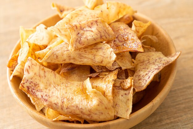 Chips di Taro Dolci Croccanti - Snack salutare