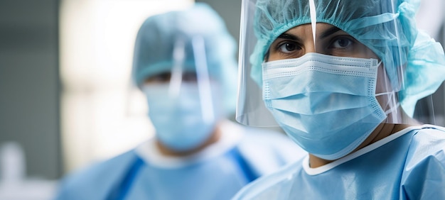 Chirurgo anestesista e squadra chirurgica del pronto soccorso