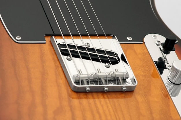 Chitarra elettrica Telecaster pickup al ponte e corde