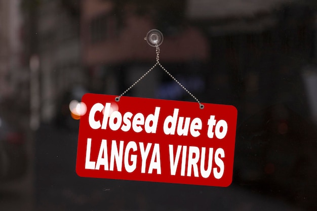 Chiuso a causa del segno del virus Langya