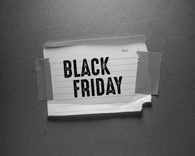 Chiusura del Black Friday Word , Business Concept Idea