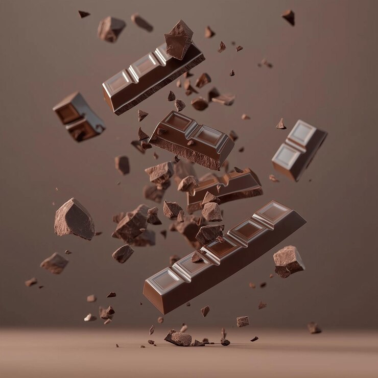 Chocolate Bar Visualize a rich dark chocolate bar