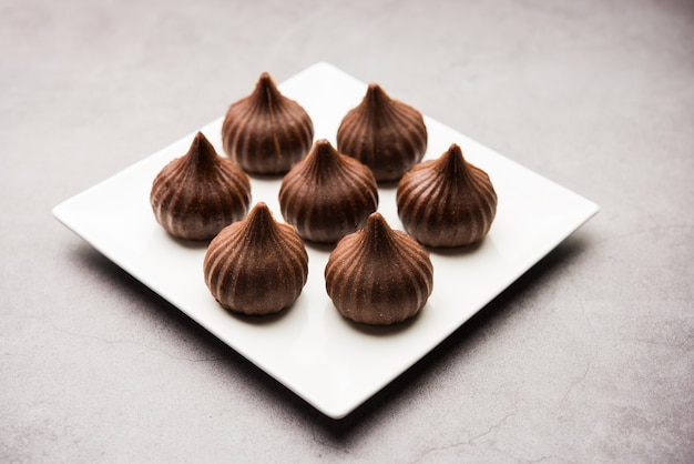 Chocolate Modak - Cibo dolce indiano offerto a Lord Ganesha su chaturthi