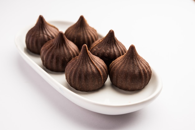 Chocolate Modak - Cibo dolce indiano offerto a Lord Ganesha su chaturthi