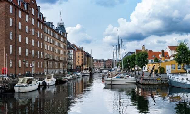 Christianshavns Kanal a Copenaghen in Danimarca