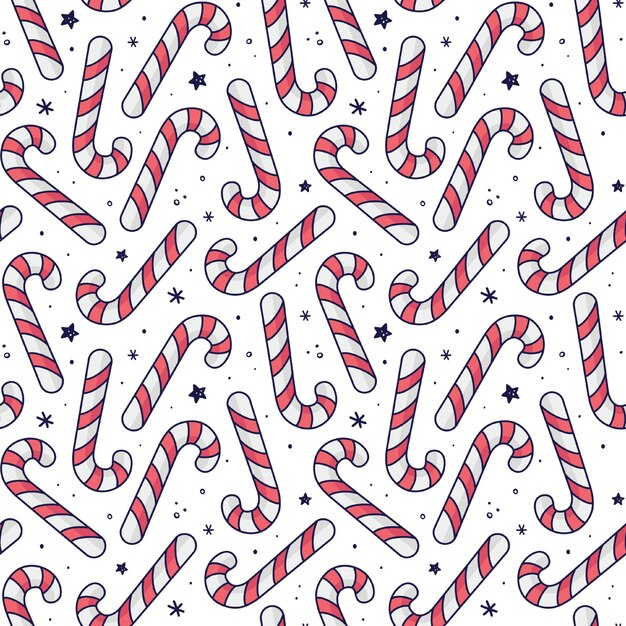 Christmas Candy Pattern senza cuciture Christmas Seamless Pattern design pattern background