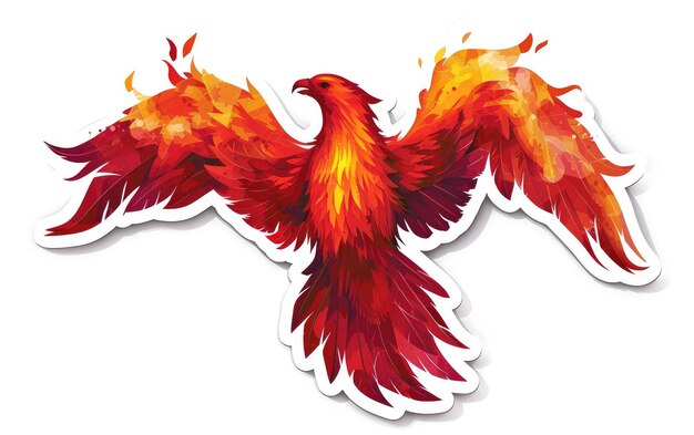 Chucklesome Vinyl Decal Phoenix Edition isolato su uno sfondo trasparente