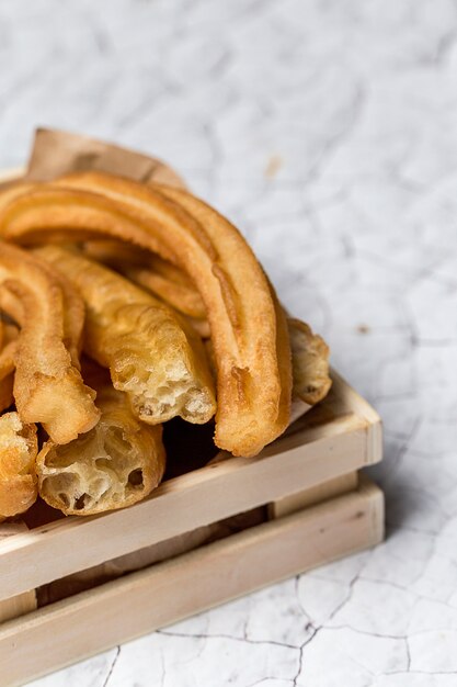 Churros con cioccolata calda