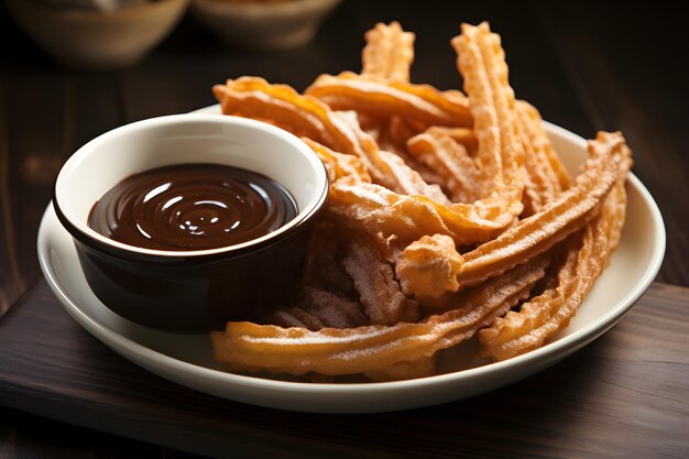 Churros Salati Con Salsa Al Cioccolato