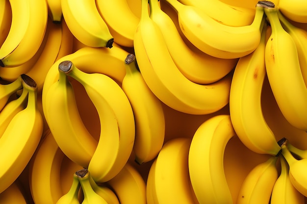 ci sono molte banane di colore giallo AI generativa