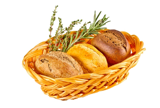 Ciabatta di pane italiano fatta in casa al rosmarino